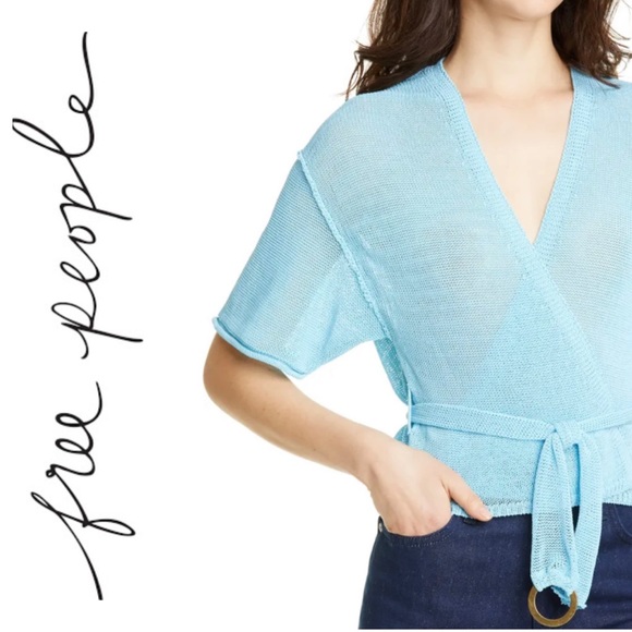 Nwot Free People Tie Waist Cardigan - Picture 3 of 15